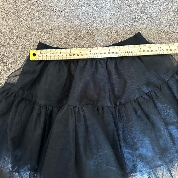 SHEIN Teen Black Layered Tulle Skirt Youth 12-13Y Fairy Ballet Halloween - Picture 5 of 7